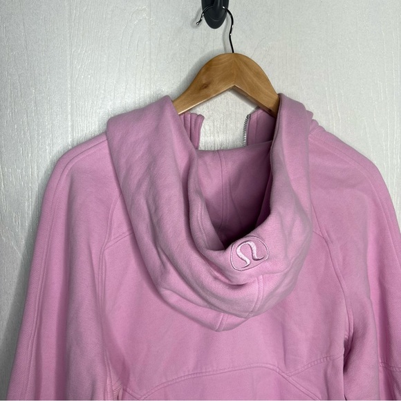 Lululemon Scuba Oversized Half-Zip Hoodie Dahlia Mauve size M/L - Picture 11 of 12